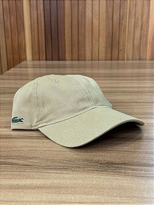 Boné Lacoste Gabardine Bege