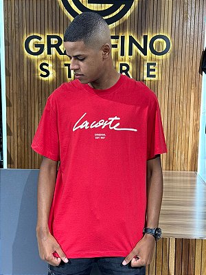 CAMISETA LACOSTE TH8902 VERMELHA
