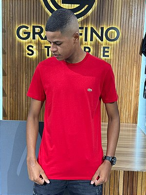 Camiseta Lacoste Vermelha TH6709