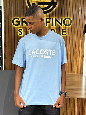 Camiseta Lacoste Azul Bebê TH6541