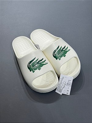 Slide Lacoste Nuvem Branco