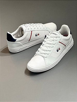 Tênis Lacoste Europa Pro Wht/Nvy/Red