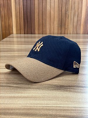 Boné New Era NY Yankees Preto e Marrom MBI24BON047