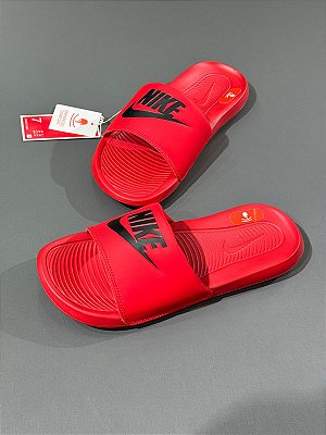 Slide Nike Victori One Vermelho
