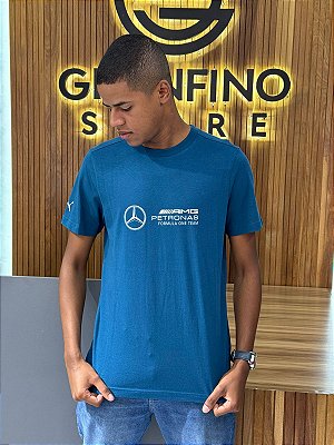 Camiseta Puma Mercedes Azul Oceano 623754