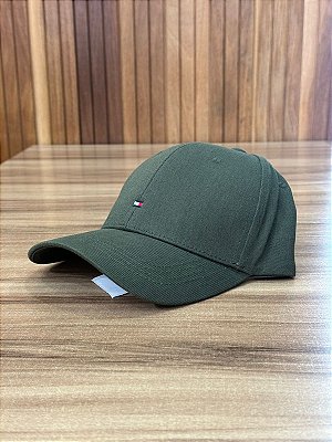 Boné Tommy Hilfiger Verde Musgo THAM0AM10355