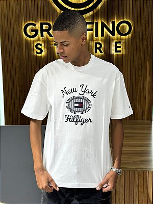 Camiseta Tommy Hilfiger THMW0MW35461 Branca