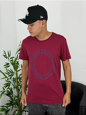 Camiseta Tommy Hilfiger Vinho THMW34726