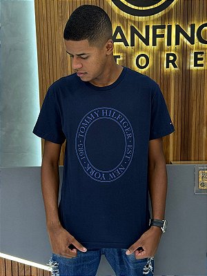 Camiseta Tommy Hilfiger Azul Marinho THMW34726