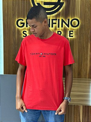 Camiseta Tommy Hilfiger THMW11797 Vermelha