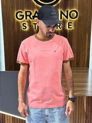 Camiseta Tommy Hilfiger Salmão THMW0MW38992