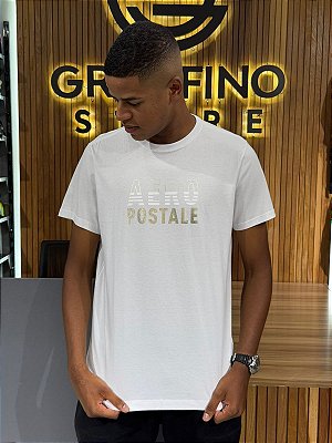 Camiseta Aeropostale Branca 871101230