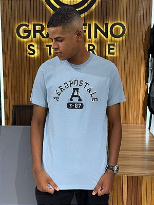 Camiseta Aeropostale Azul Bebê 871101158