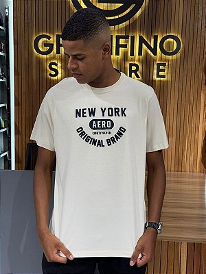Camiseta Aeropostale Bege 8711001176