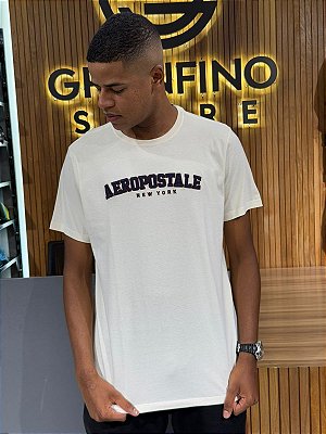 Camiseta Aeropostale Bege 8790155