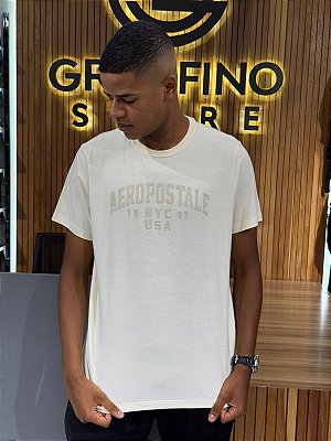 Camiseta Aeropostale Creme 87901172