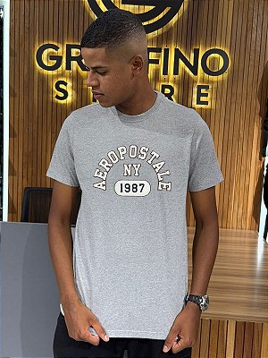 Camiseta Aeropostale Cinza 87901121