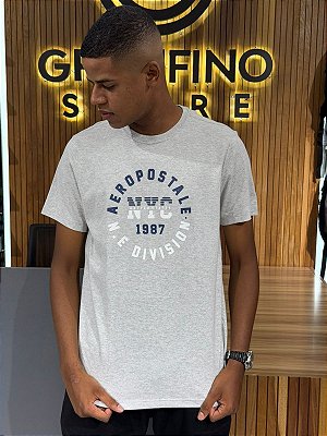 Camiseta Aeropostale Cinza 8790112