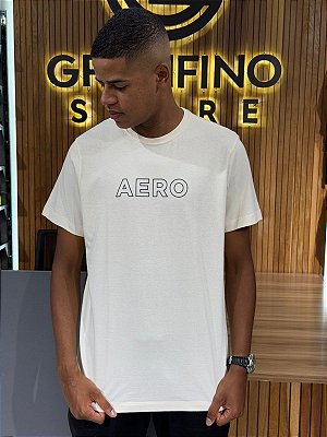 Camiseta Aeropostale Bege 8790102