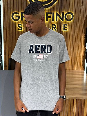 Camiseta Aeropostale Cinza 871101156