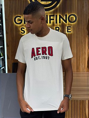 Camiseta Aeropostale Bege 871101150