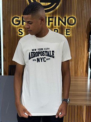 Camiseta Aeropostale Bege 87100162