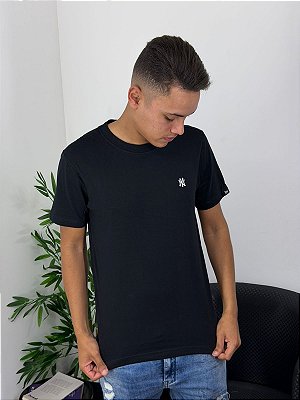 Camiseta New Era NY Yankees Mini Bordado Preta MBPERTSH011