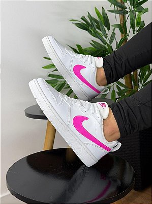Tênis Nike Borough Low Wht/Pink