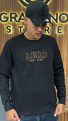Moletom Careca Aeropostale Platinum Preto 87120810