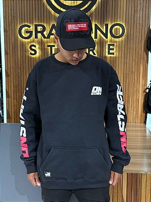 Moletom Careca BIG Onbongo Staff Preto ON508