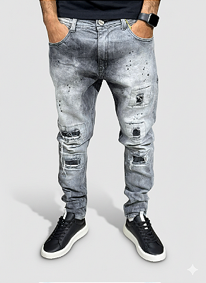 Calça Jeans City Denim Cinza 2520134