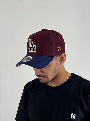 Bone New Era LA Dodgers Vinho e Roxo 60766755