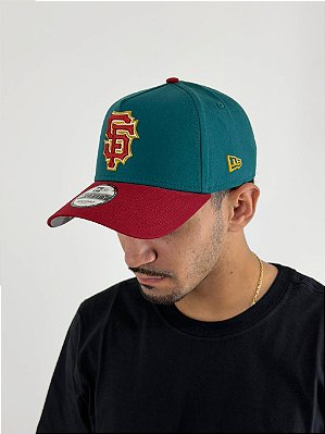Bone New Era San Francisco Giants Verde e Vinho 60766754