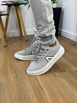 Tenis Aeropostale Cinza, Branco e Chumbo 84133405-2