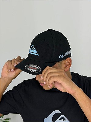 Boné Quiksilver Gradient Logo Wordblock Preto Q911A0369