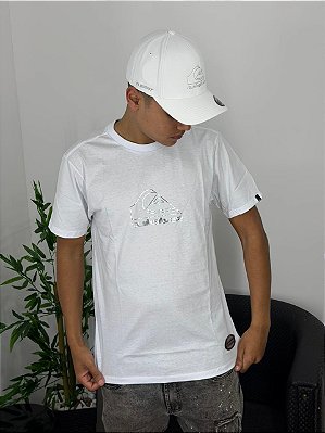 Camiseta Quiksilver Omni Chrome Line Branca Q471A1055