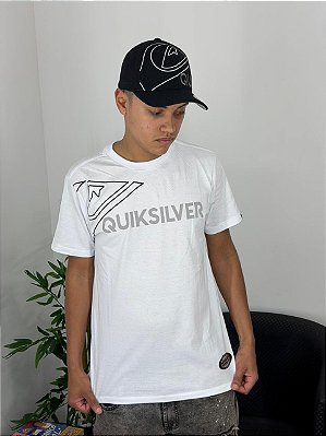 Camiseta Quiksilver EmbSide Omni Branca Q471A1052