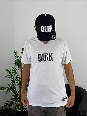Camiseta Quiksilver Plus Size Emb Quik Outdoor Branca Q471P1046