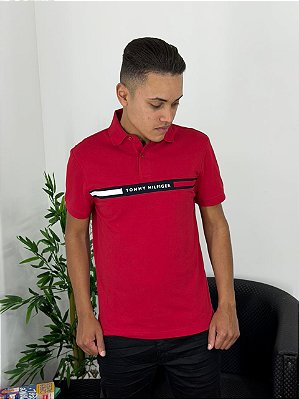 Polo Tommy Hilfiger Vermelha THMW0MW38130