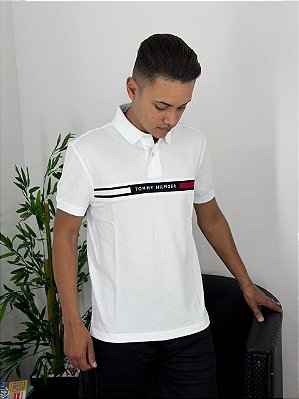 Polo Tommy Hilfiger Branca THMW0MW38130