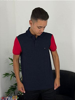 Polo Tommy Hilfiger Azul Marinho THMW0MW40291
