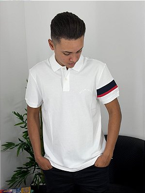 Polo Tommy Hilfiger Branca THMW0MW41354