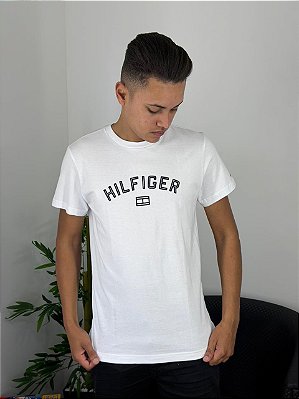 Camiseta Tommy Hilfiger Branca ABMW0MW39357