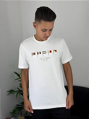 Camiseta Tommy Hilfiger Branca THMW0MW38616