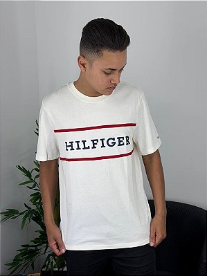 Camiseta Tommy Hilfiger Off White THMW0MW39845