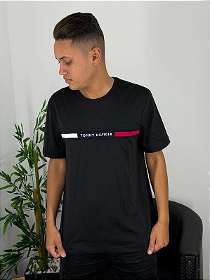 Camiseta Tommy Hilfiger Preta THMW0MW36498