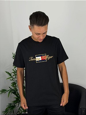 Camiseta Tommy Hilfiger Preta THMW0MW41500