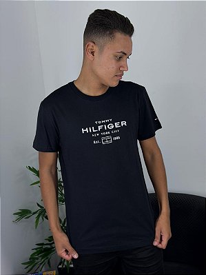 Camiseta Tommy Hilfiger Preta ABMW0MW40002