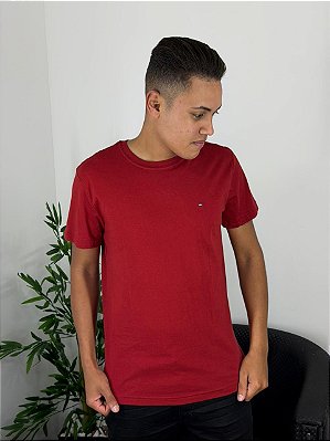 Camiseta Tommy Hilfiger Vinho THMW0MW38997