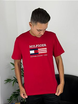 Camiseta Tommy Hilfiger Vermelha THMW0MW39843